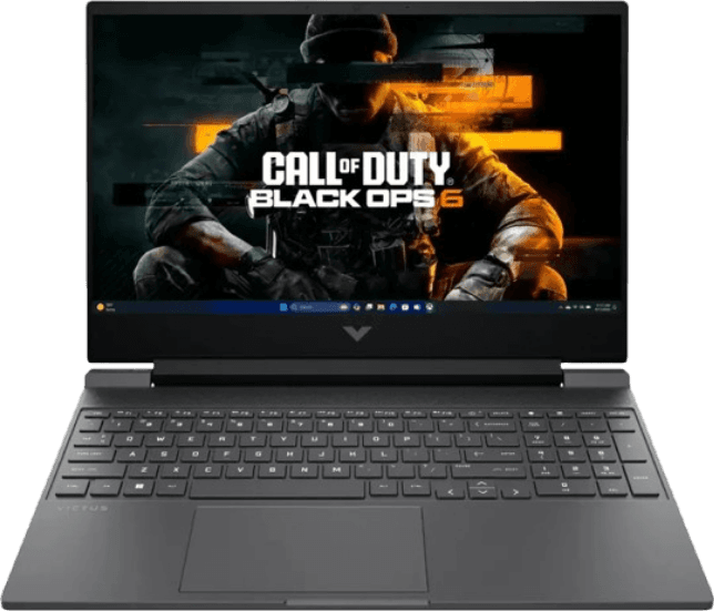 Gaming Laptop HP Victus 15.6" Full HD AMD Ryzen 5-7535HS 8GB DDR5 RAM RX 6550M 512GB SSD - Mica Silver