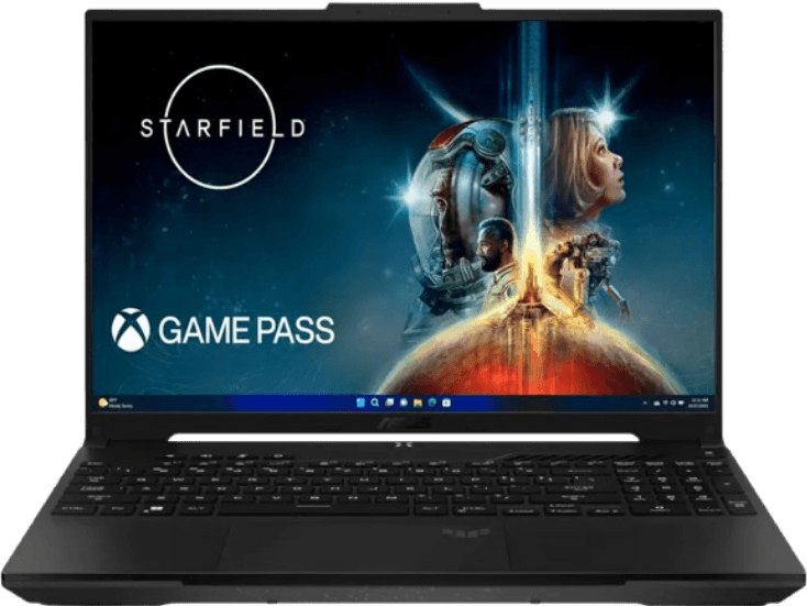 Gaming Laptop ASUS TUF Gaming A16 16" 165Hz FHD AMD Ryzen 7 7735HS 16GB RAM Radeon RX7700S 512GB SSD - Off Black