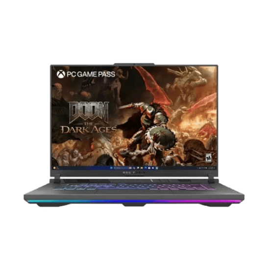 Gaming Laptop ASUS ROG Strix G16 16" FHD 165Hz AMD Ryzen 9 HX 16GB RAM RTX 5070 Ti 1TB SSD - Eclipse Grey