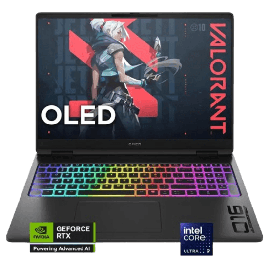Gaming Laptop HP OMEN MAX 16" OLED 240Hz Intel Core Ultra 9 32GB DDR5 RAM RTX 5080 1TB SSD - Shadow Black
